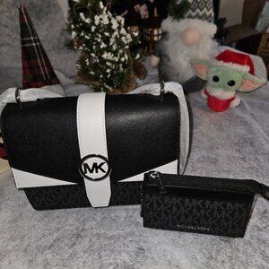 Michael Kors - Greenwich Small Color-Block Signature Logo Crossbody Bag NWT